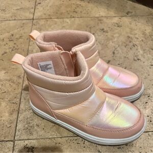Iridescent Pink Winter/Snow Boots